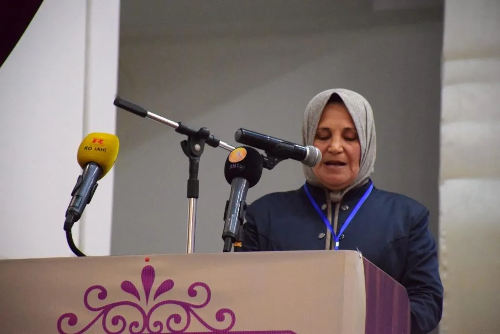 During conference: Words urge women to escalate struggle to establish democratic society