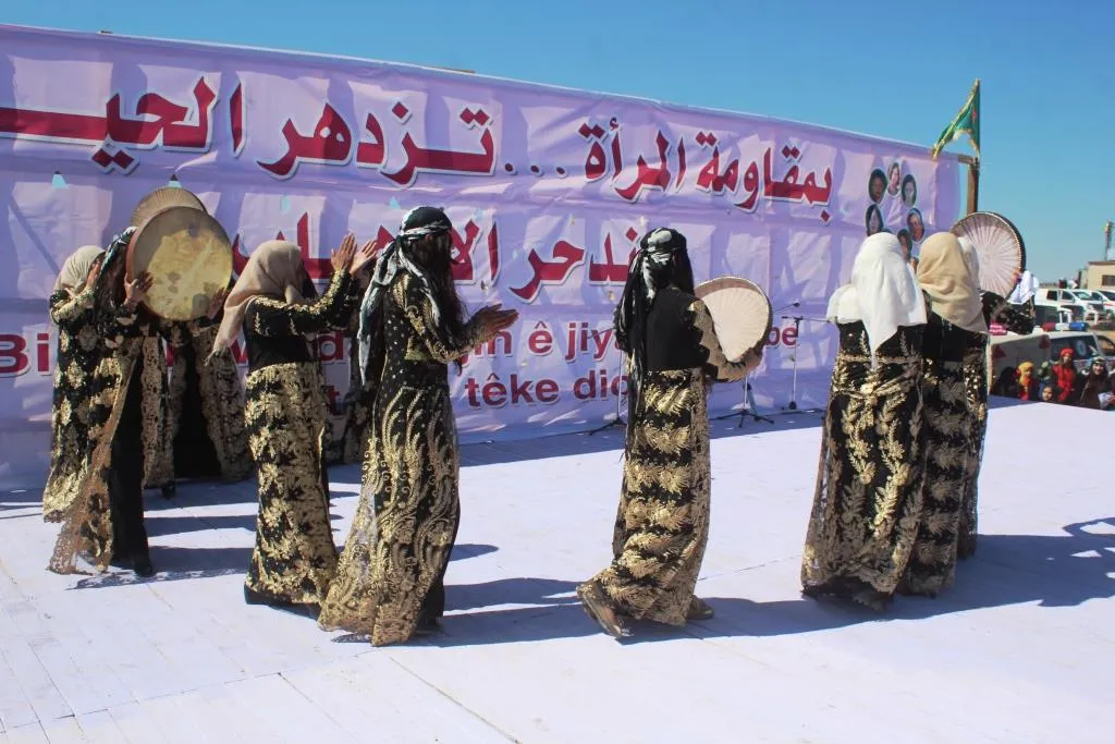 From al-Raqqa celebration, speeches appeal of women's role in society