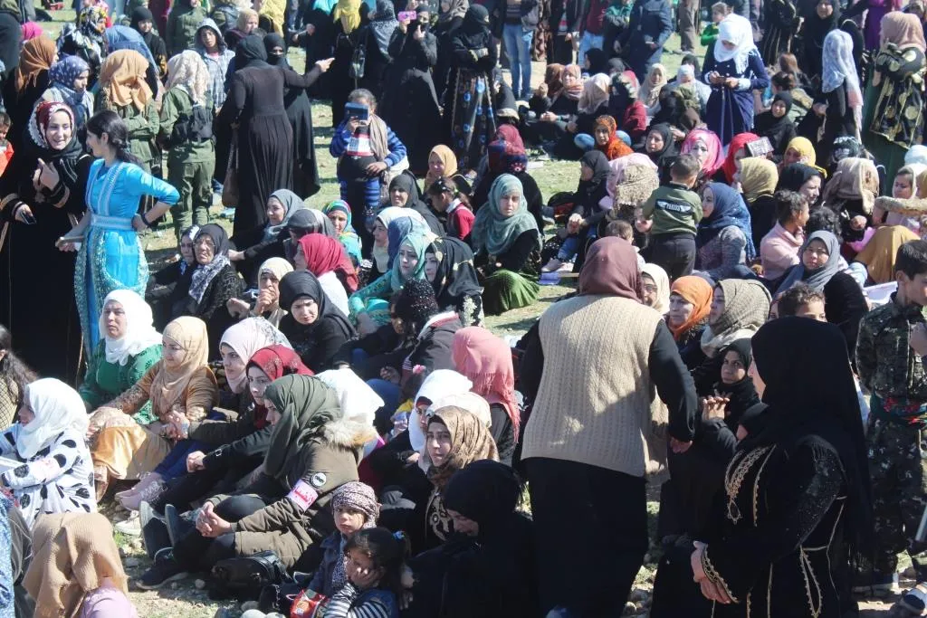From al-Raqqa celebration, speeches appeal of women's role in society