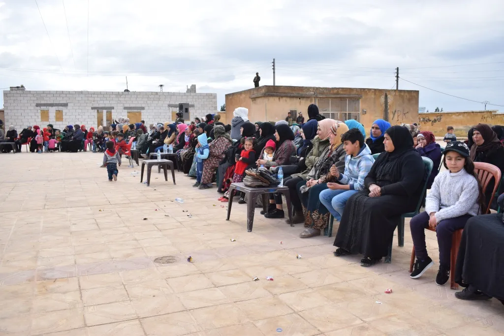 Celebration on World Women's Day in Manbij