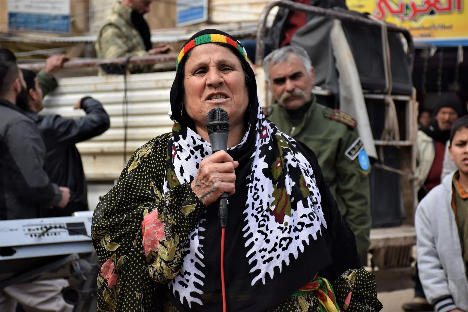 "Free Women's Caravan" visits Serê Kaniyê