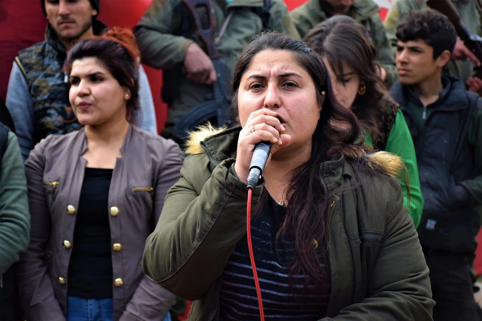 "Free Women's Caravan" visits Serê Kaniyê