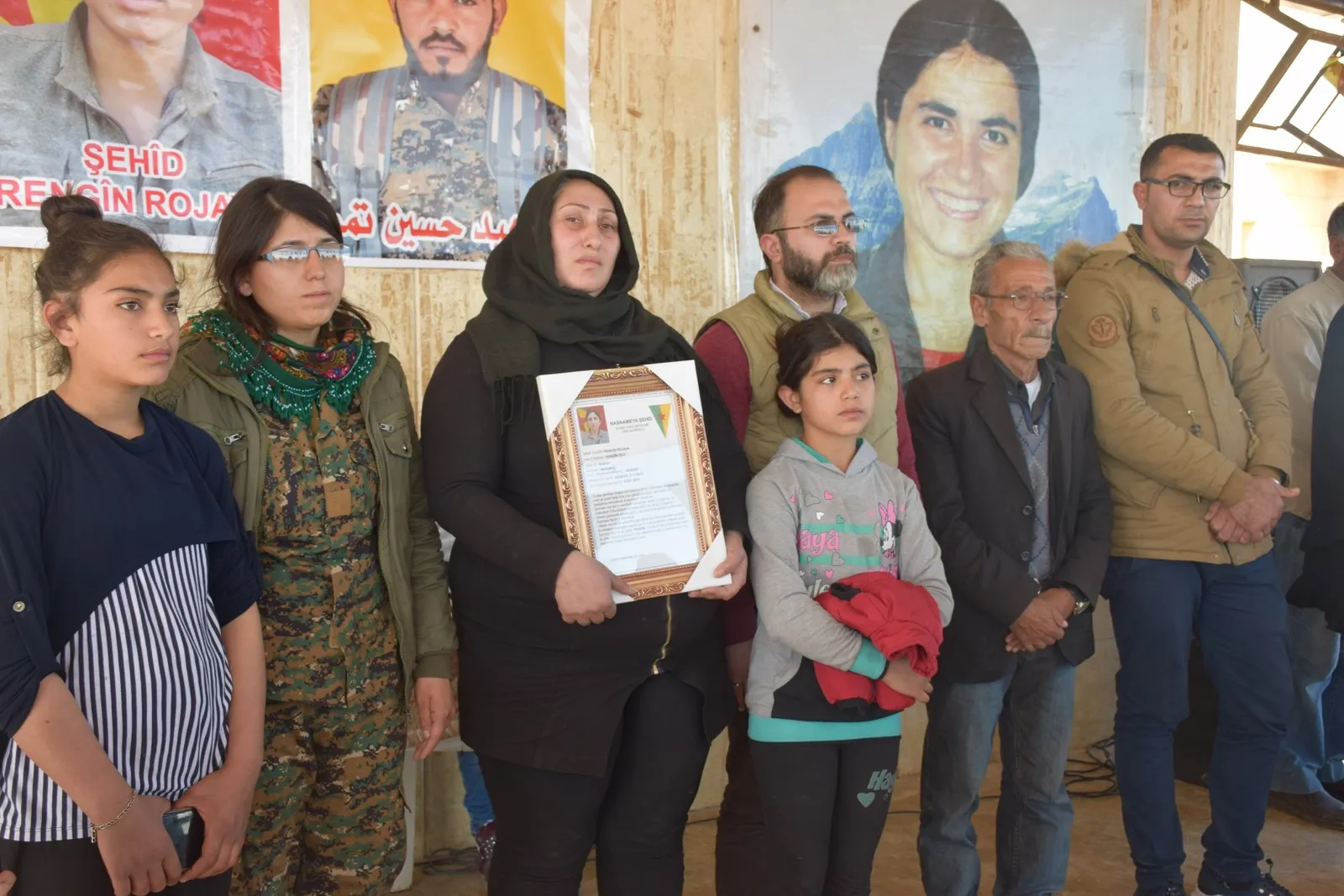 Three martyrs bid farewell, a martyr's record in al-Hasakah revealed