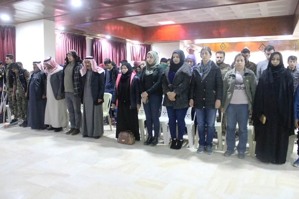 Al-Tabqa people commemorate 6 martyrs of March
