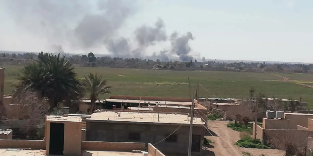 Al-Baguz village is witnessing the most violent clashes