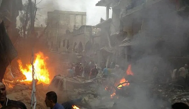 Suicide explosion in Idlib left dozens of killed, wounded