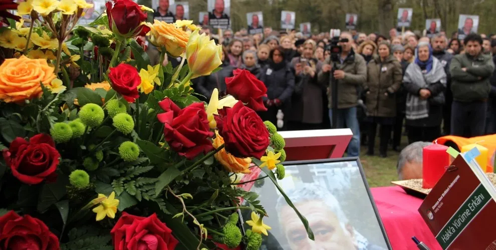 Corpse of martyr Uğur Şakar bid farewell in Germany
