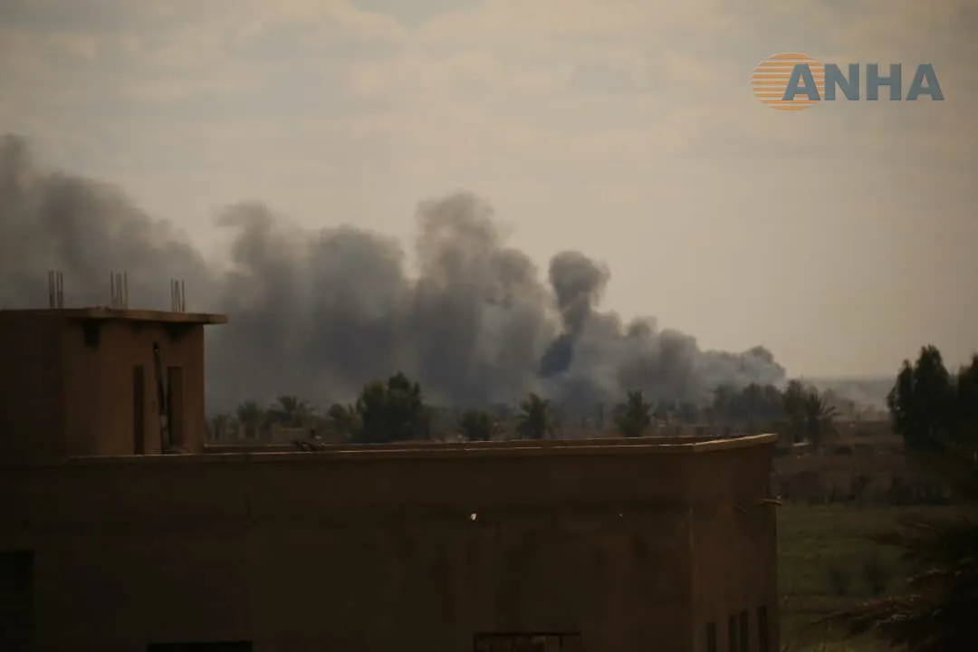 SDF exploded large warehouse of weapons, ammunition in al-Bagouz