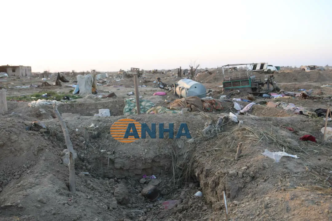 Remnants of IS mercenaries in al-Bagouz camp accompanied with photos, videos