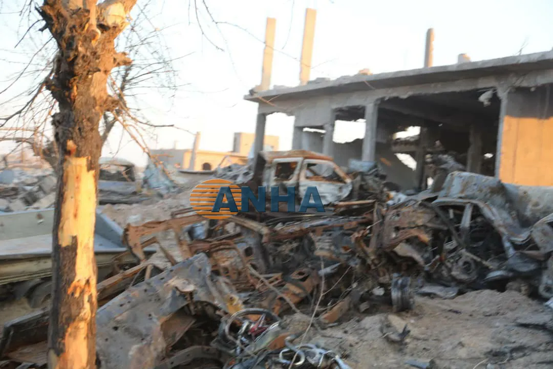 Remnants of IS mercenaries in al-Bagouz camp accompanied with photos, videos