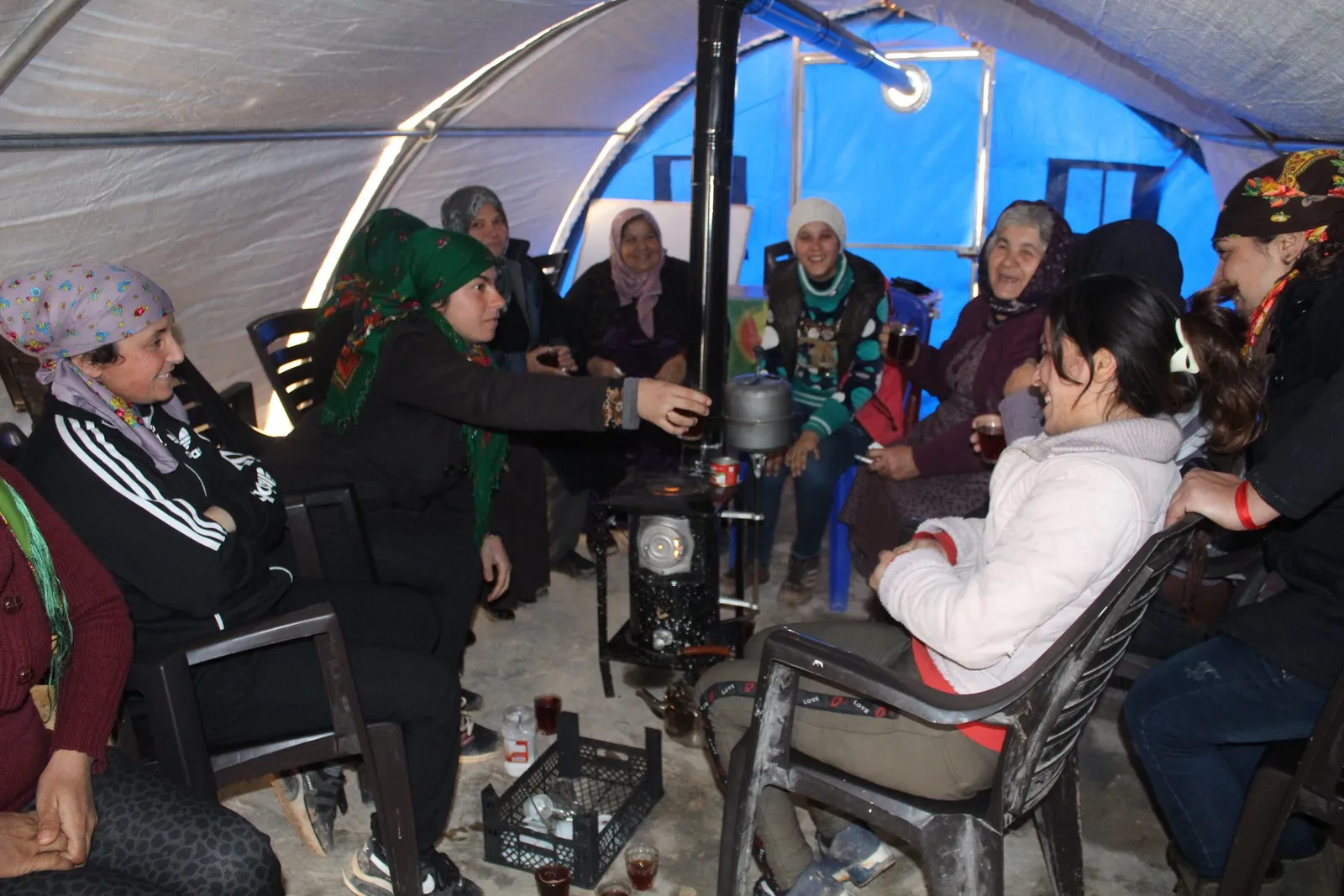 Afrin Women... Example of organized women, resistance to occupation