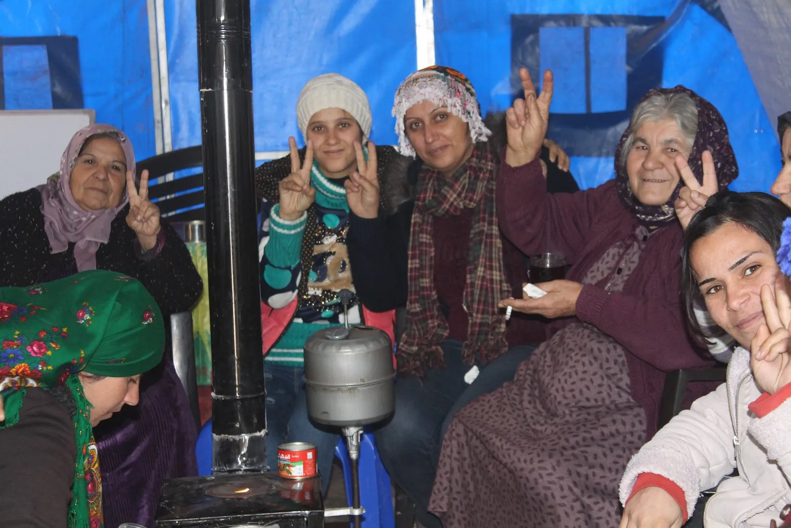 Afrin Women... Example of organized women, resistance to occupation