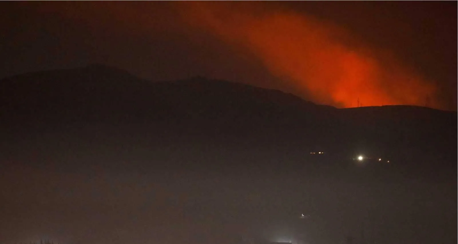 Israeli warplanes target military locations in Mesyaf
