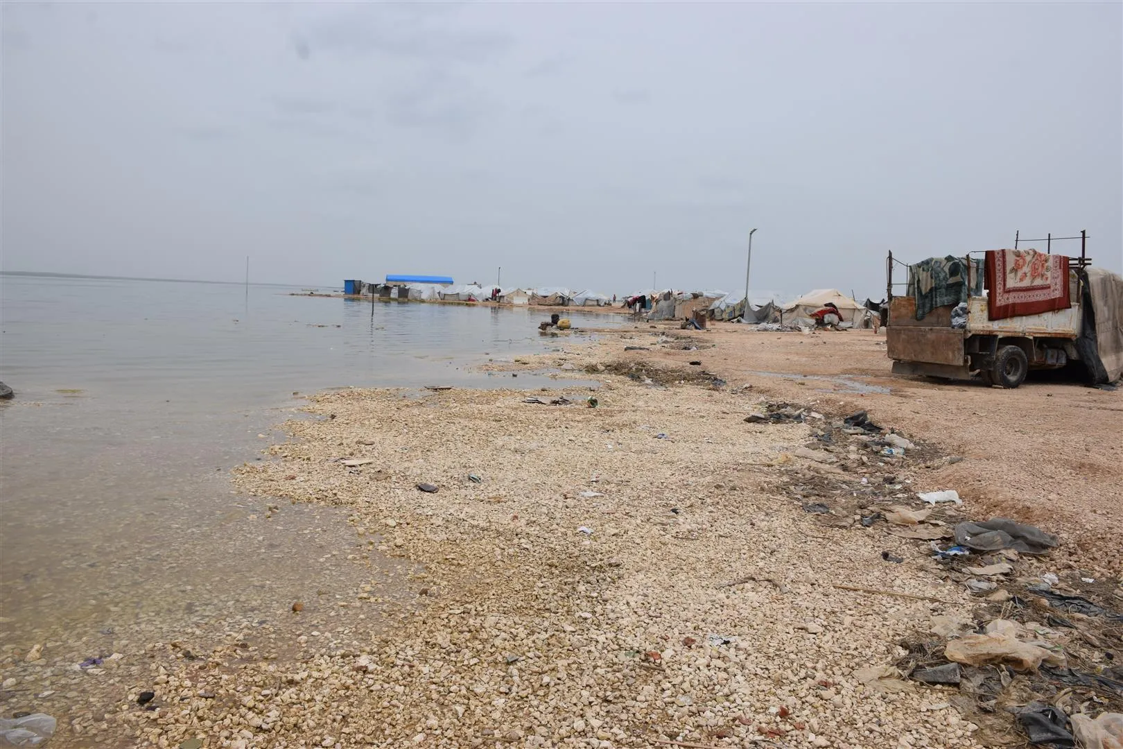Floods increase suffering of al-Arishah camp refugees