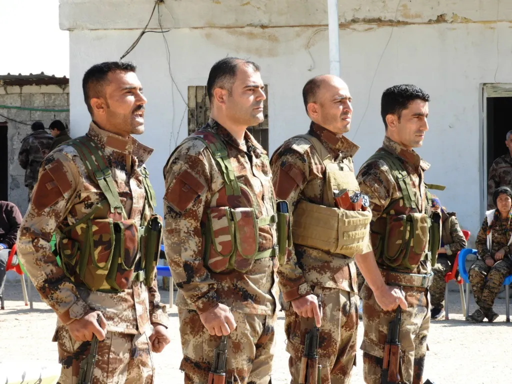 8th course of military discipline opened in Ain Issa
