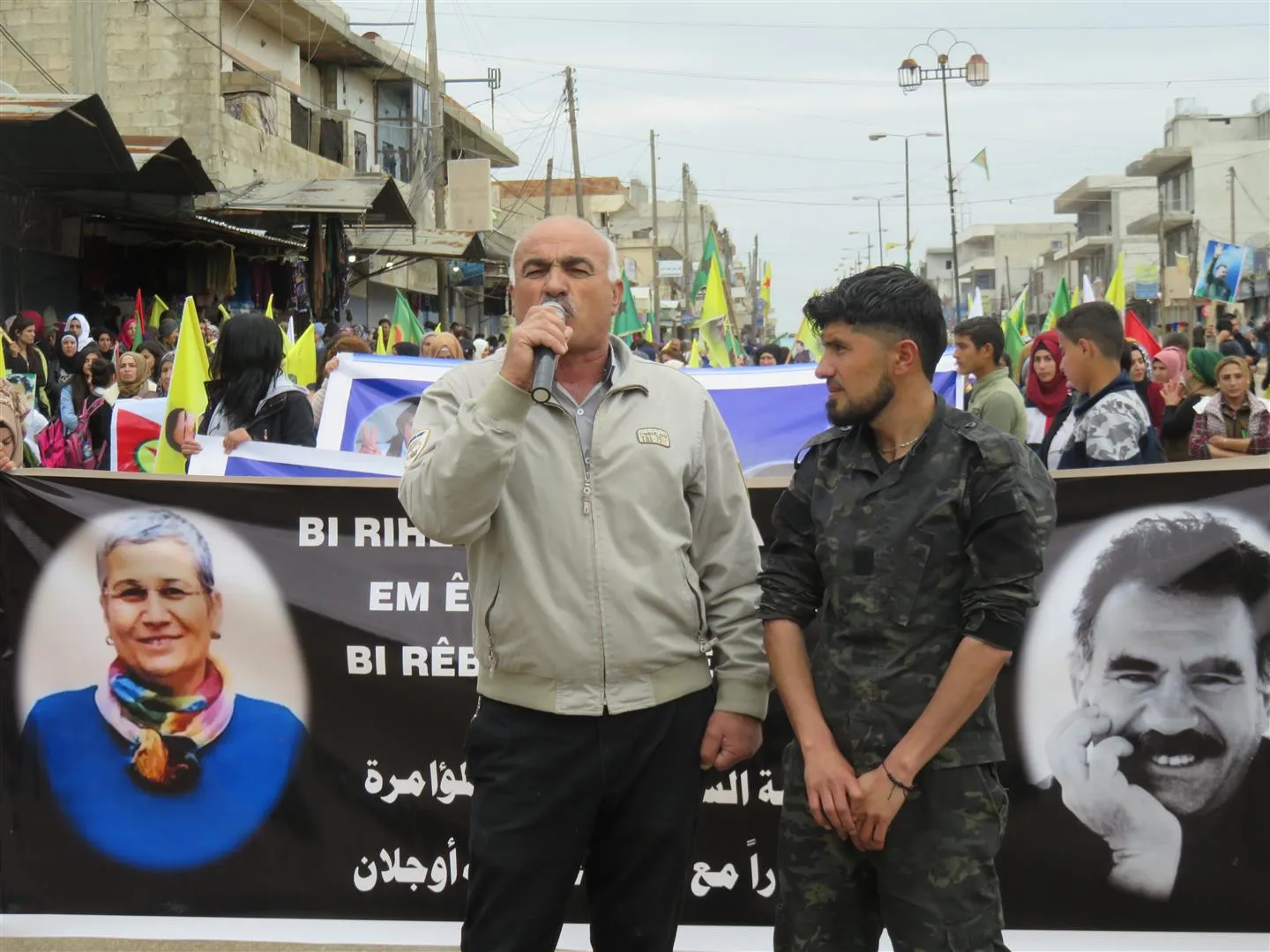 March in Girgê Legê to support hunger strikers