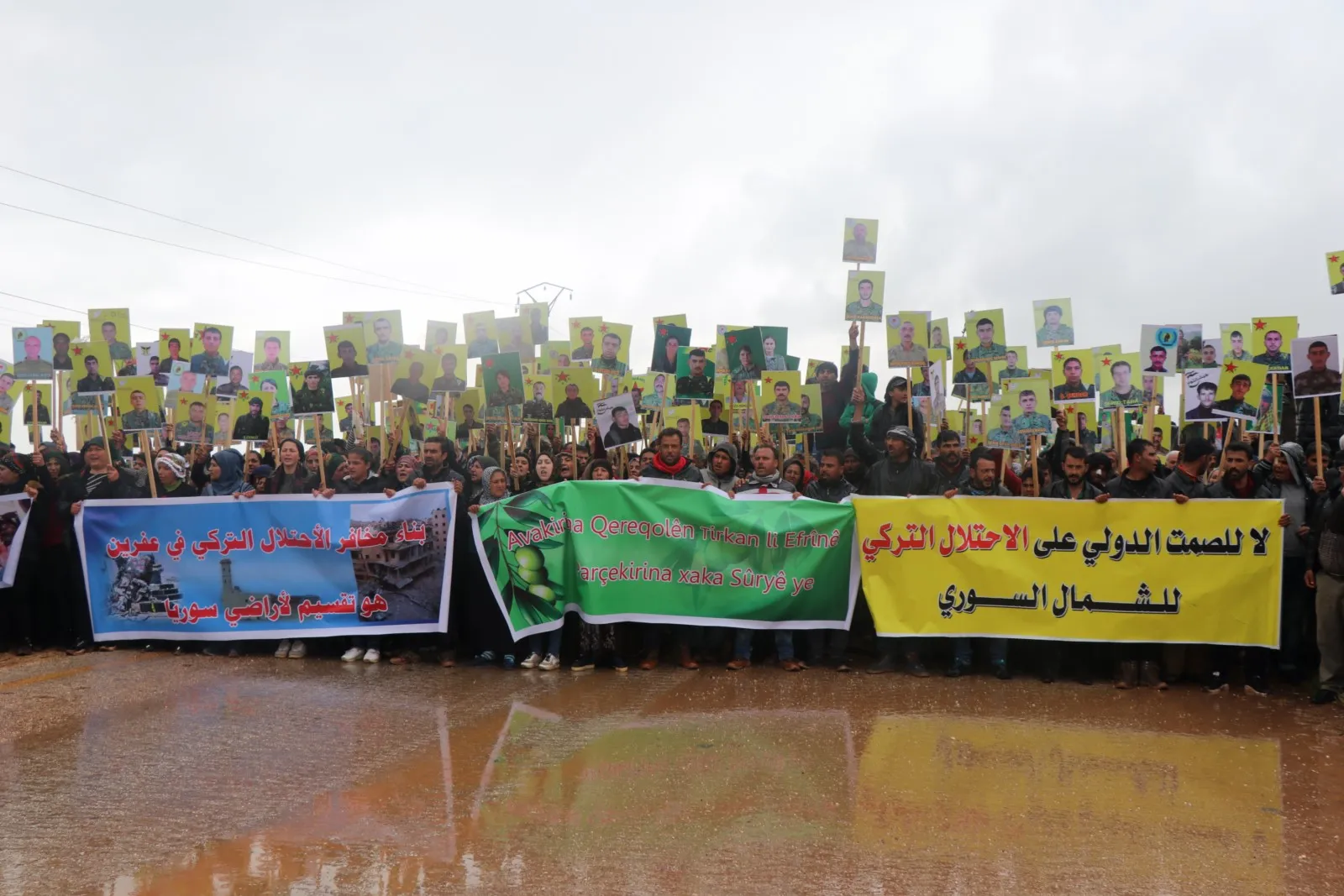 Once again Russia procrastinated in responding to people of Afrin demands