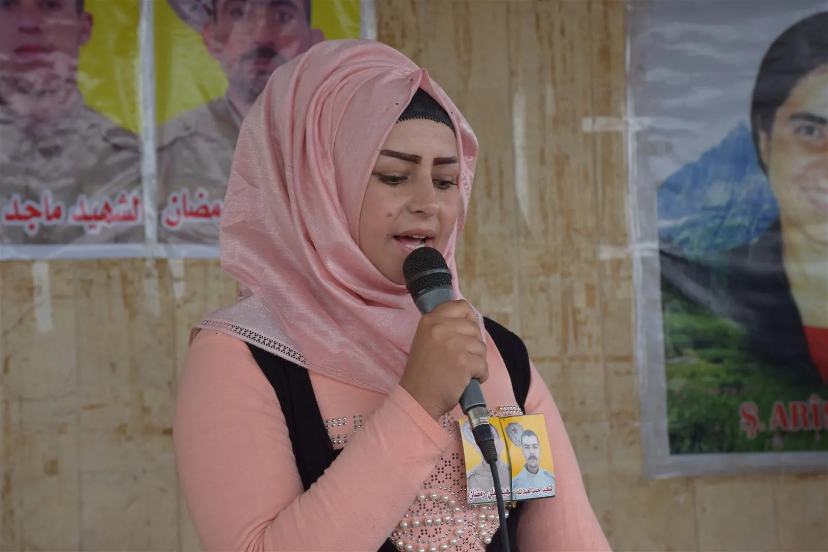 Al-Hasakah bid farewell 3 martyrs' corpses