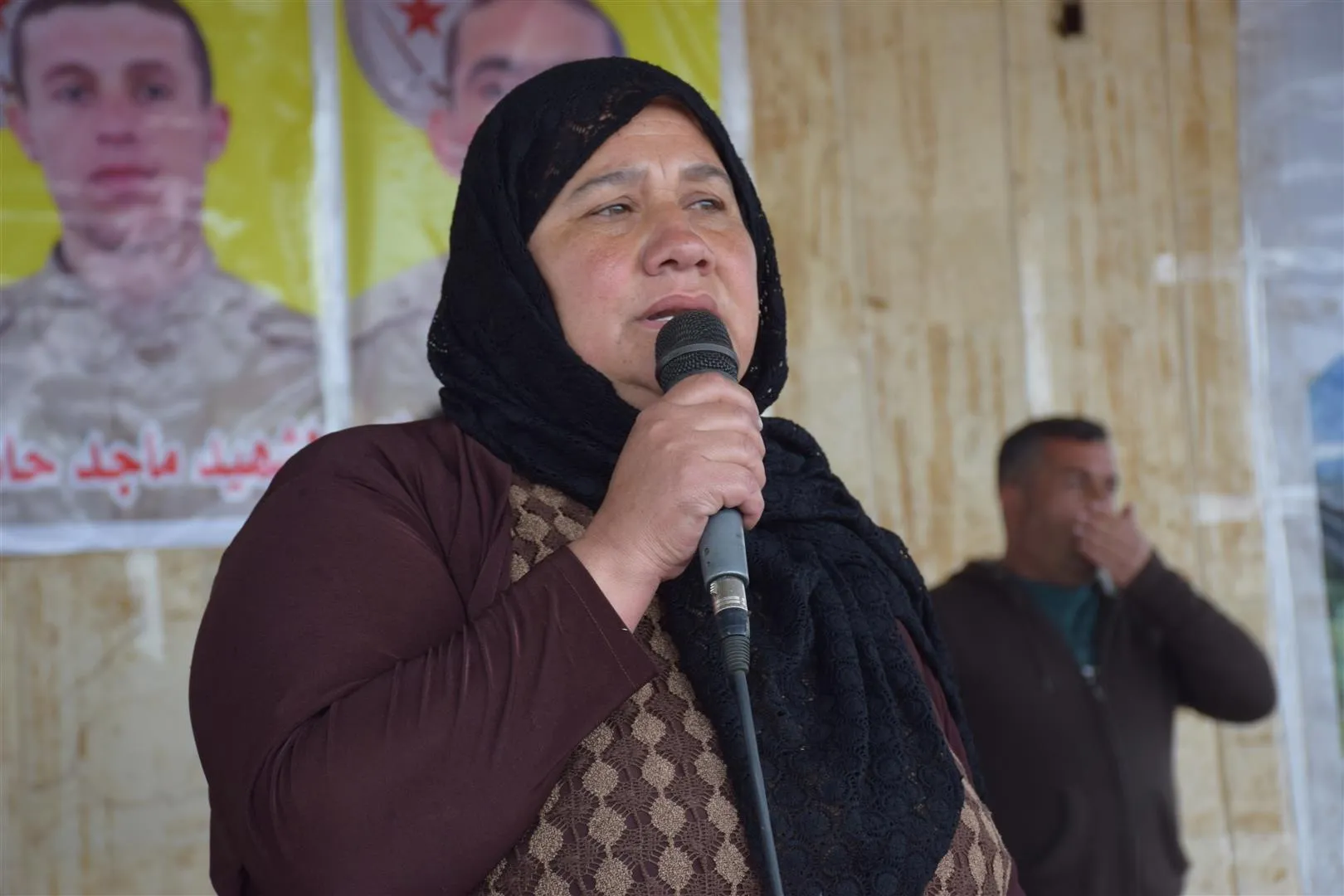 Al-Hasakah bid farewell 3 martyrs' corpses