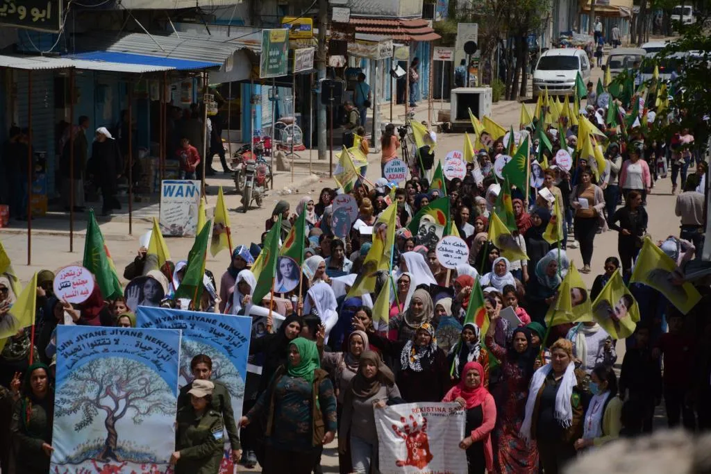 March in Amouda to condemn violence practiced on women