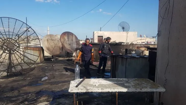 Diesel tank exploded in Qamishlo, 2 people got serious burns