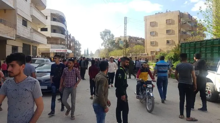 Diesel tank exploded in Qamishlo, 2 people got serious burns