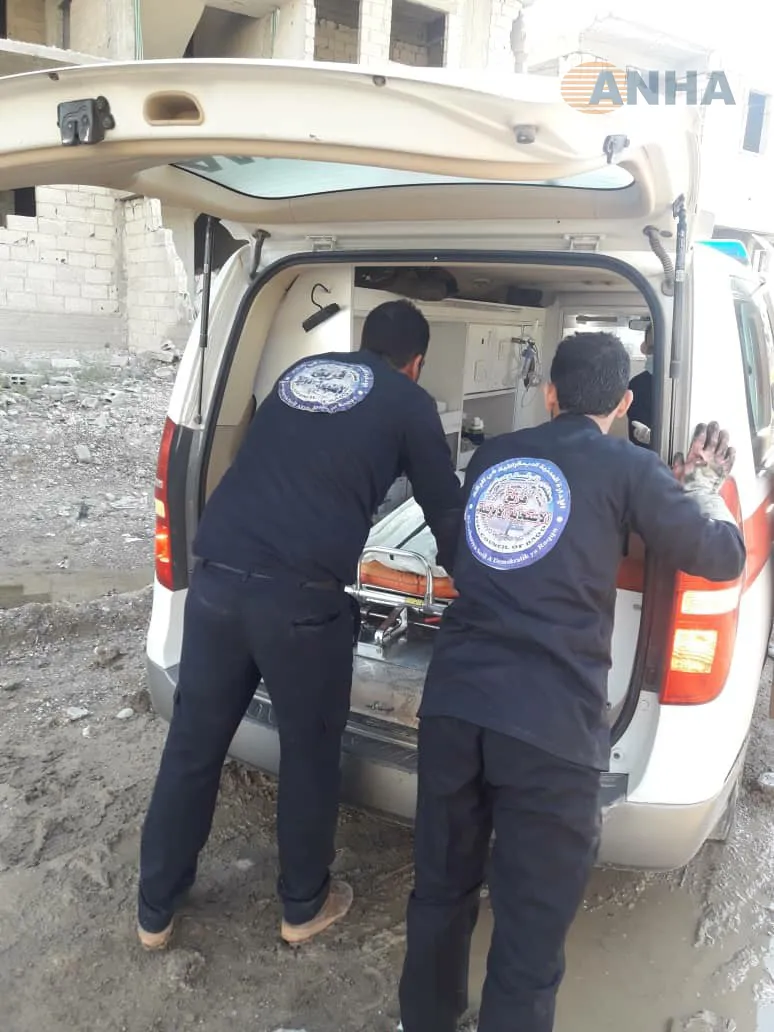 Al-Raqqa's explosion left 5 victims
