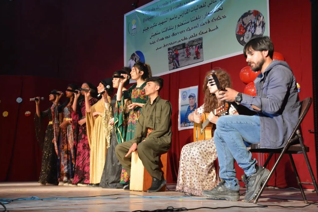 They presented their artistic, cultural performances in their folkloric costumes