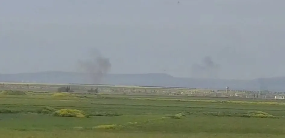 Turkish occupation shells Sheikh Isa populated village