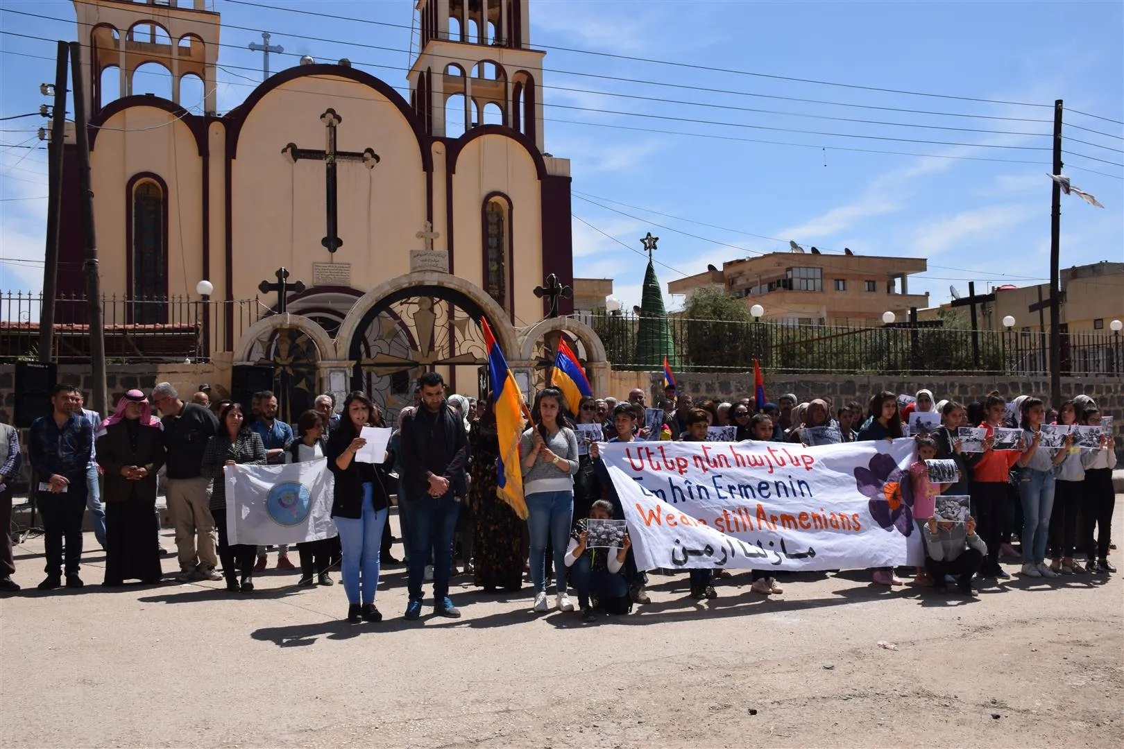 Armenians in al-Hasakah commemorate Ottomans' massacre