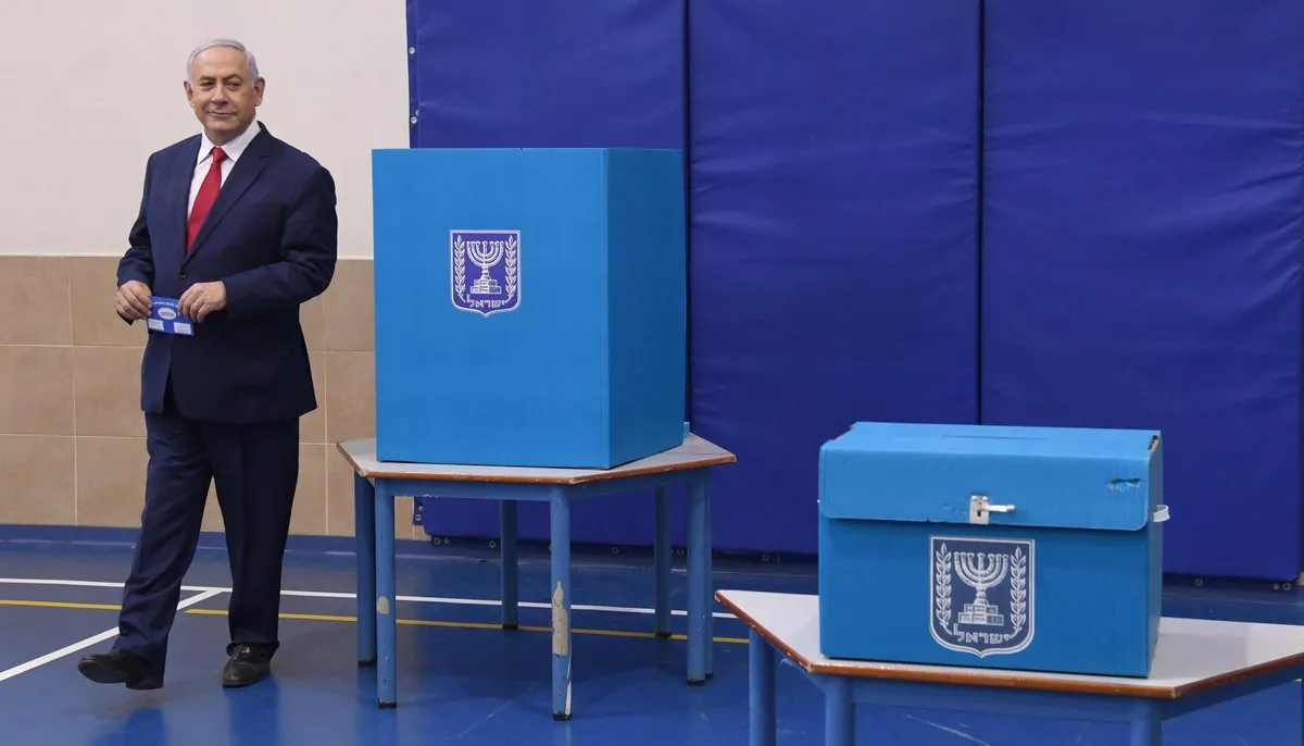 Netanyahu wins a new term after 97% of vote is counted
