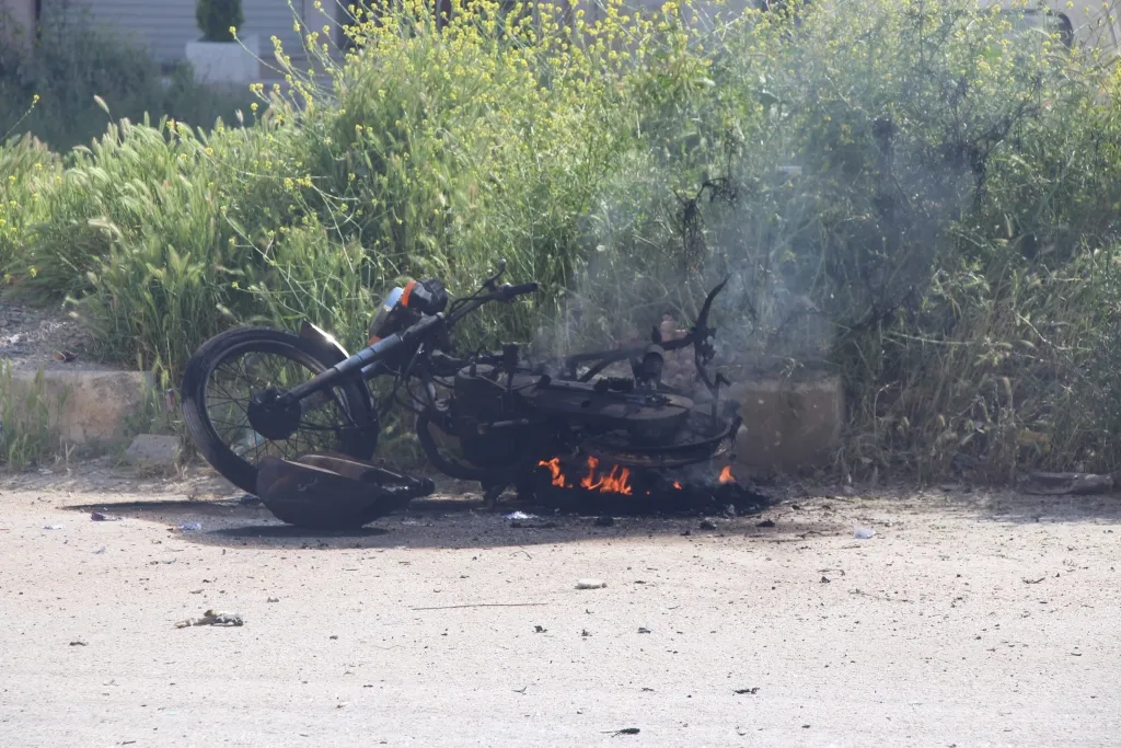 Child wounded in motorbike blast in Manbij