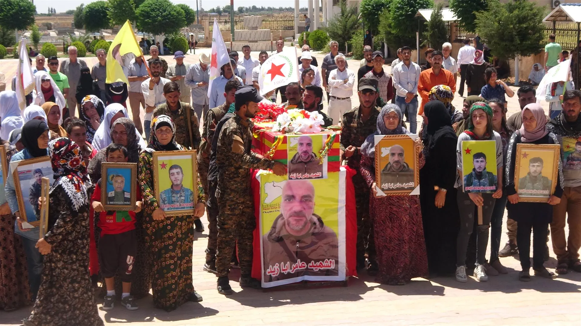 Son of Daraa bid farewell in al-Hasakah