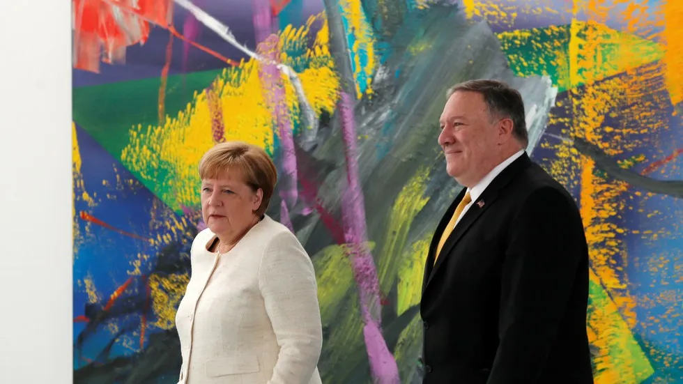 Pompeo: We coordinate efforts with Germany on the Syrian north