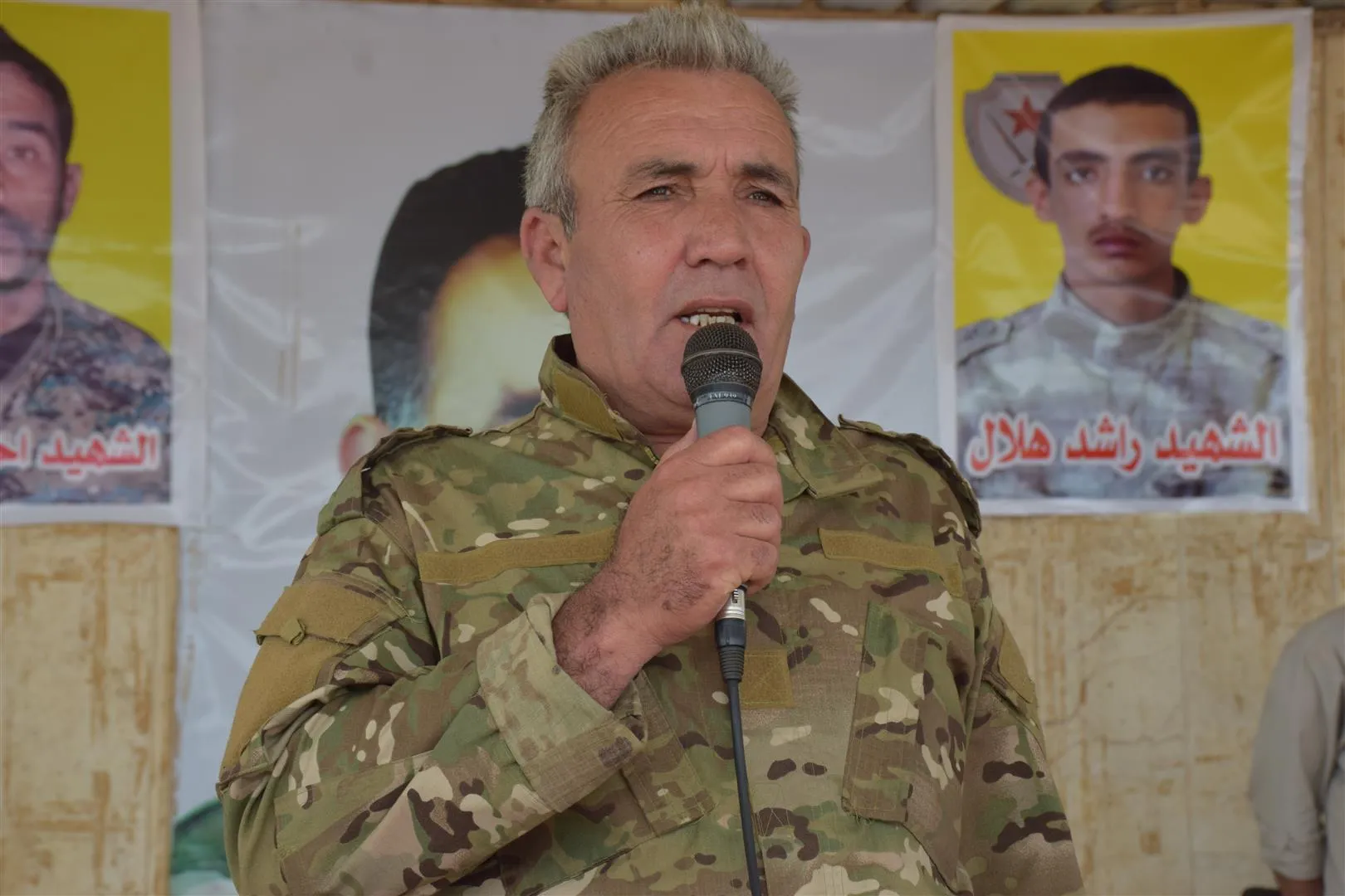 Al-Hasakah bids farewell martyrs Ahmad Suleiman and Rashid Hilal
