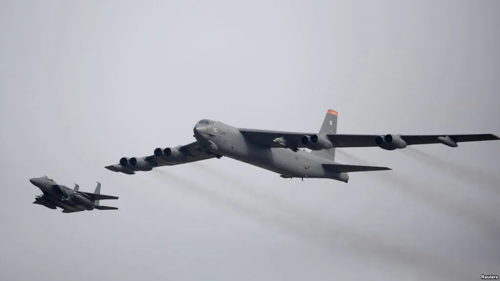 US sends four strategic bombers to ME