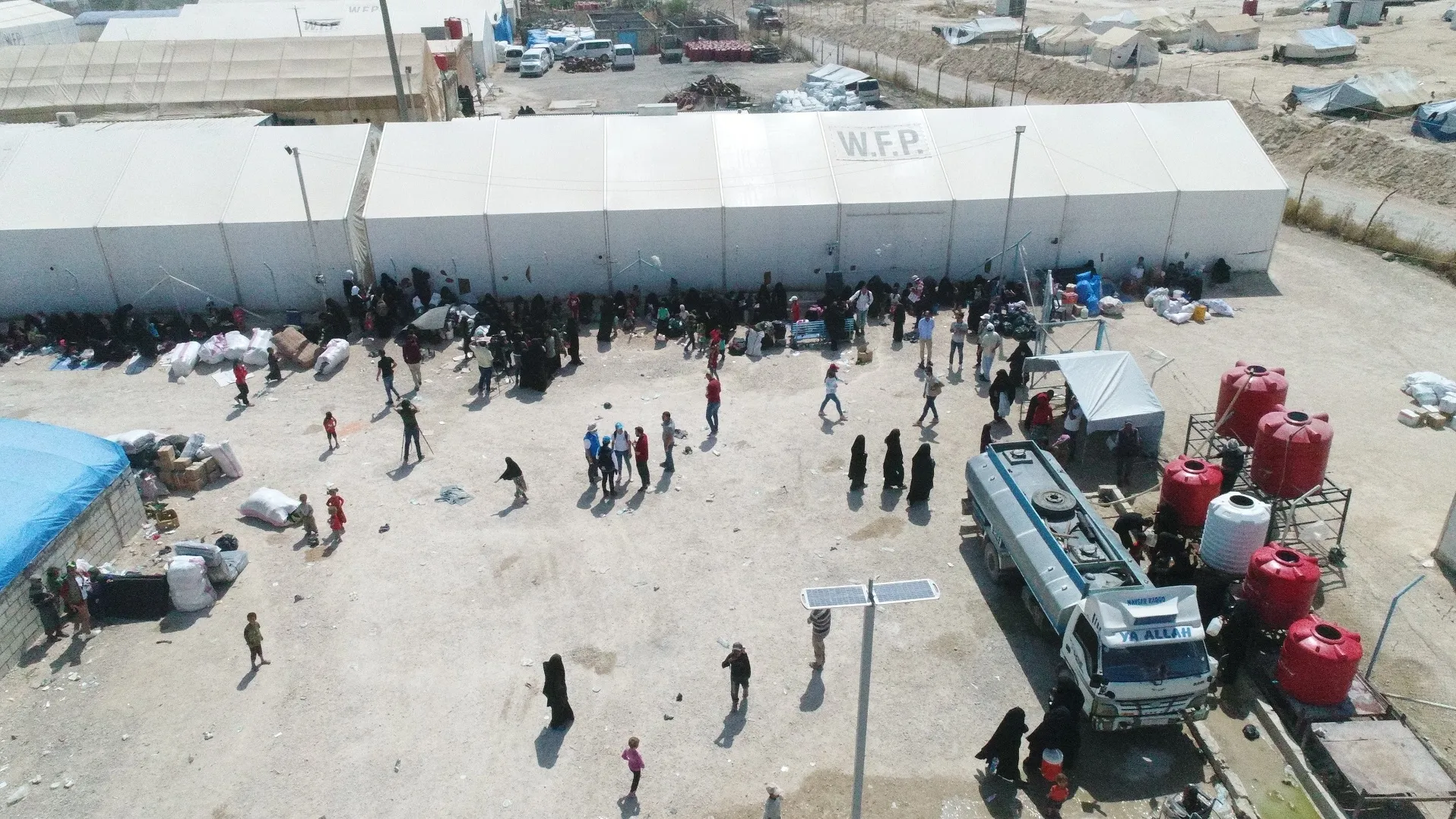Batch of the displaced from al-Raqqa, al-Tabqa having returned home, now Deir ez-Zor's
