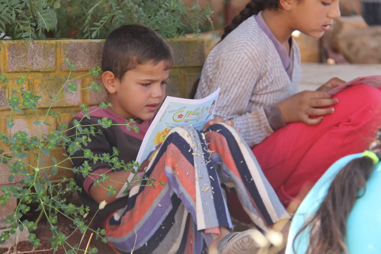 Serdam library is destination for Afrin's children to improve their skills 