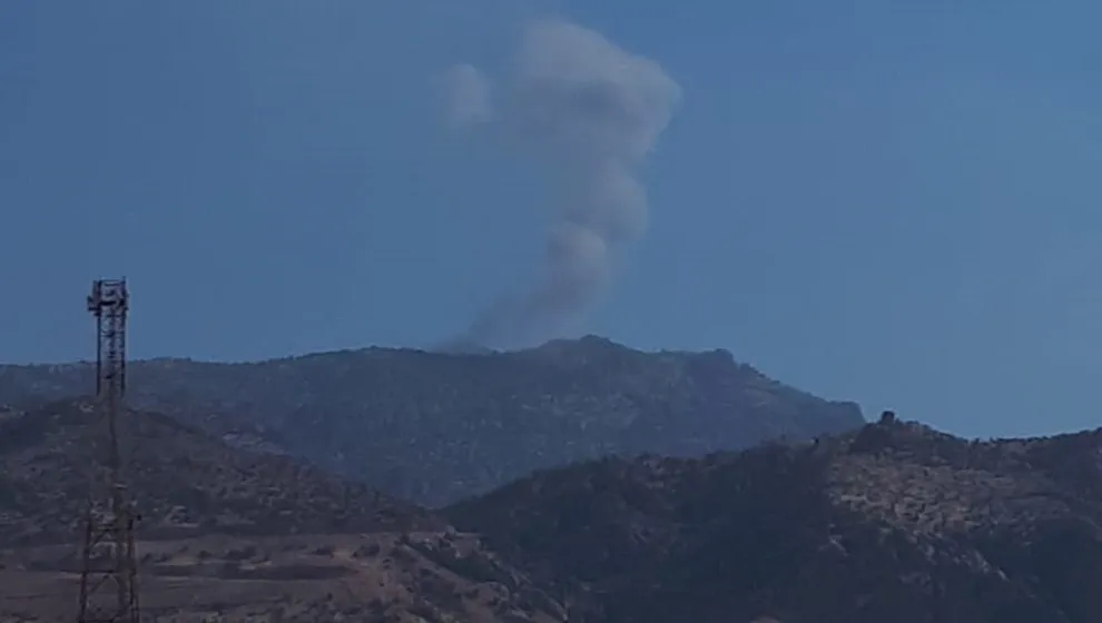 Turkish warplanes bomb Sindiyan Area