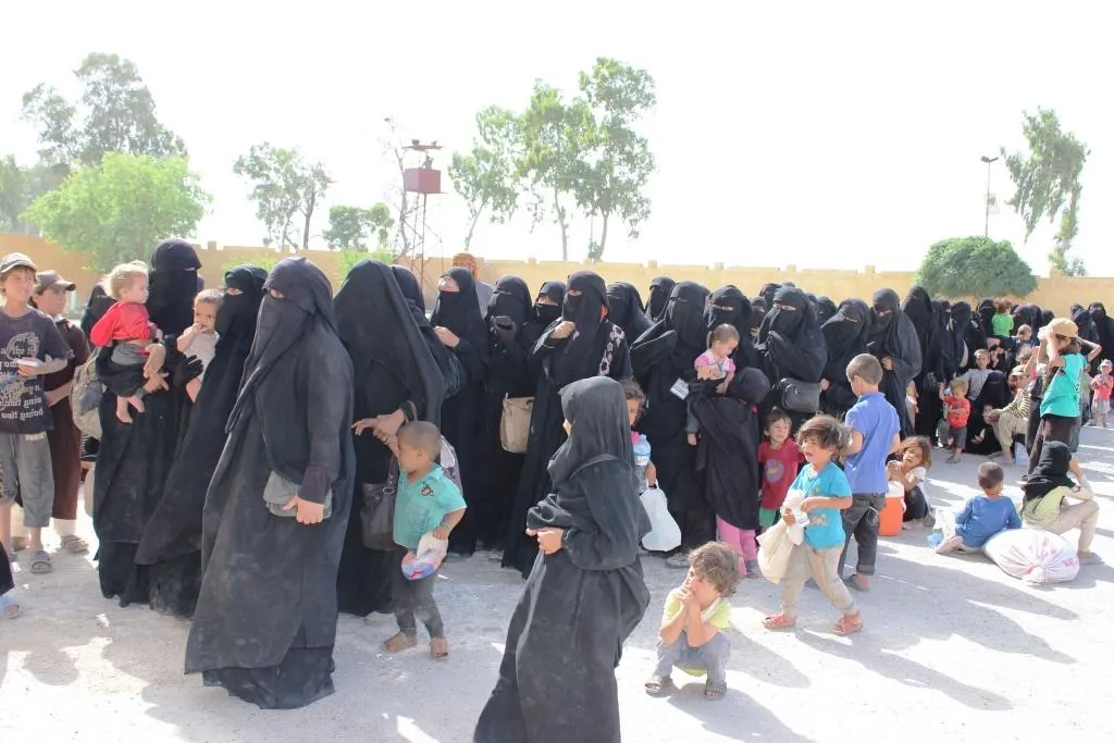 1st  group of displaced arrived in Al-Raqqa Civil Council