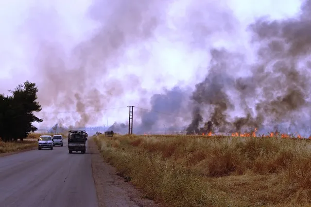 Fires in Tirbespiyê district