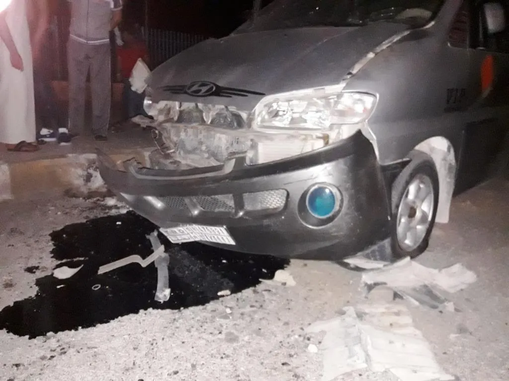 An explosive device blast in al-Tabqa's Second Neighborhood