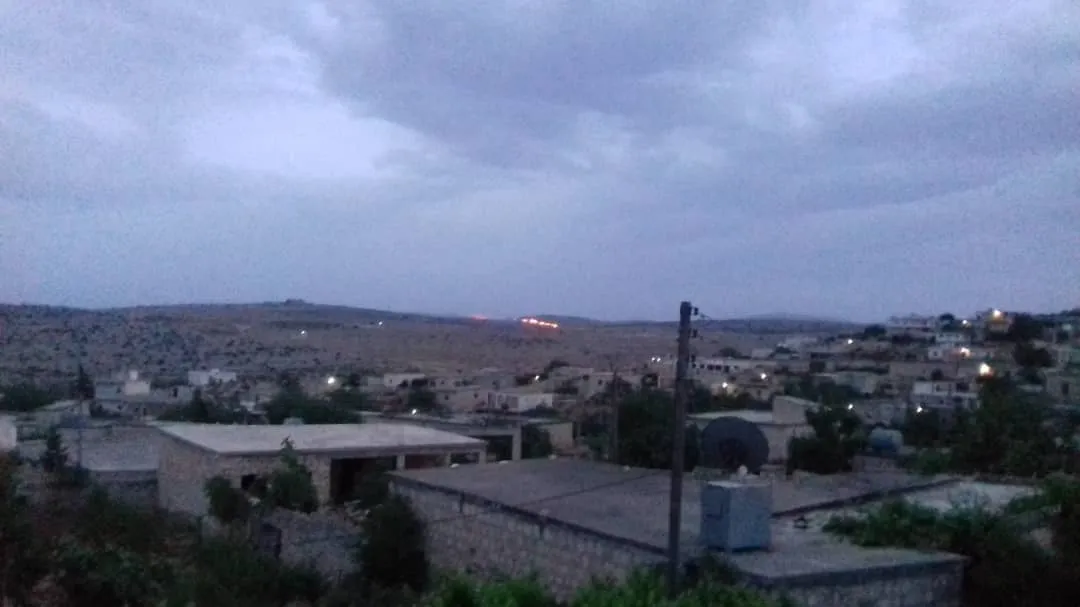 Again, Turkish occupation army sets fire to Sherawa fields