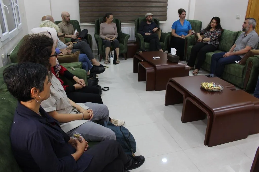 An American academic delegation visits Kongra Star, Tel Mozan archaeological site