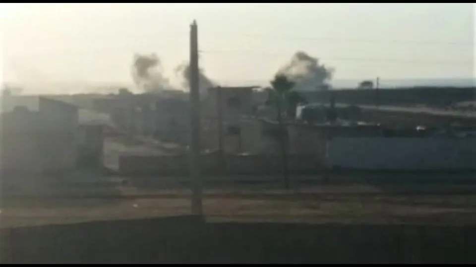 Photos, video recordings showing Turkish shelling