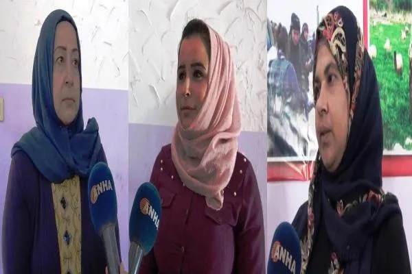 Liberated areas' women denounced Turkish threats
