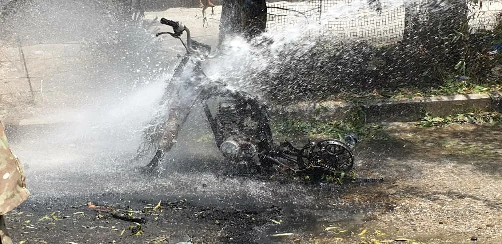 Motorcycle exploded in Geweran neighborhood in al-Hasakah