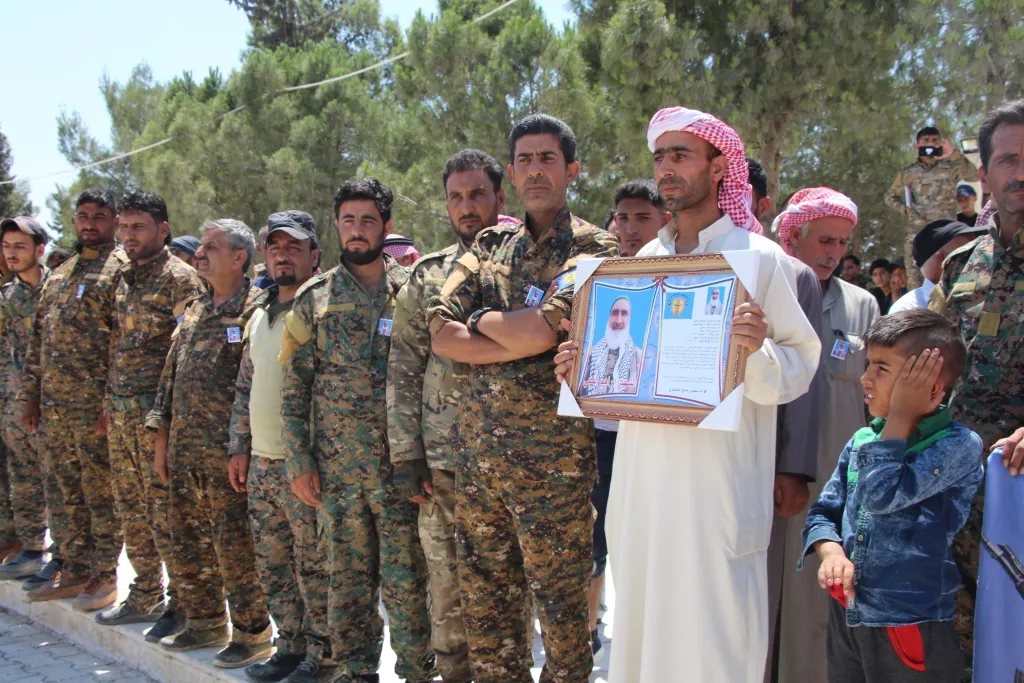 Manbij bid farewell a fighter in MMC