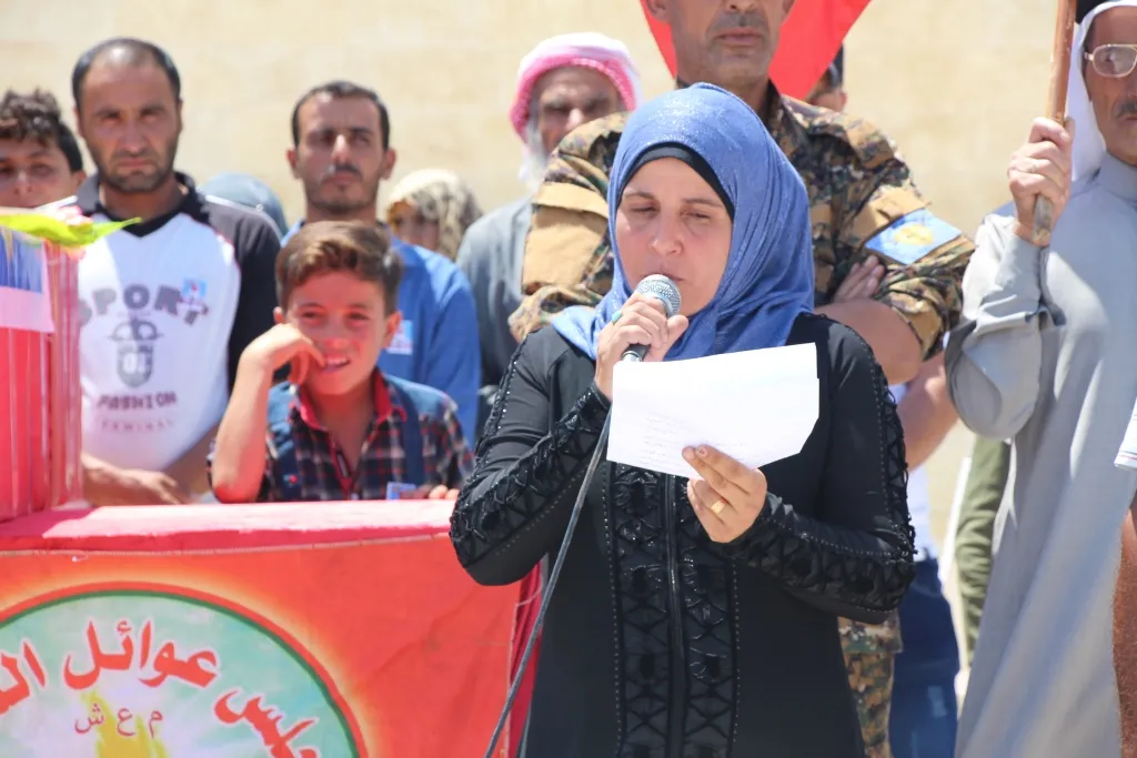 Manbij bid farewell a fighter in MMC
