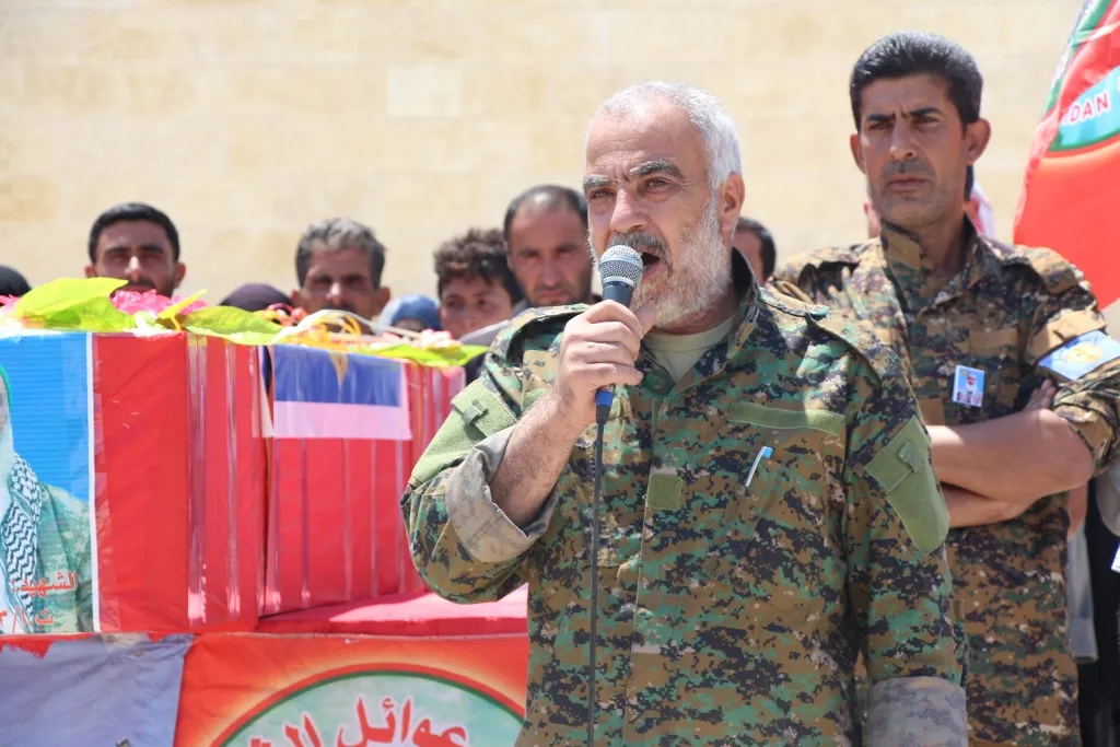 Manbij bid farewell a fighter in MMC